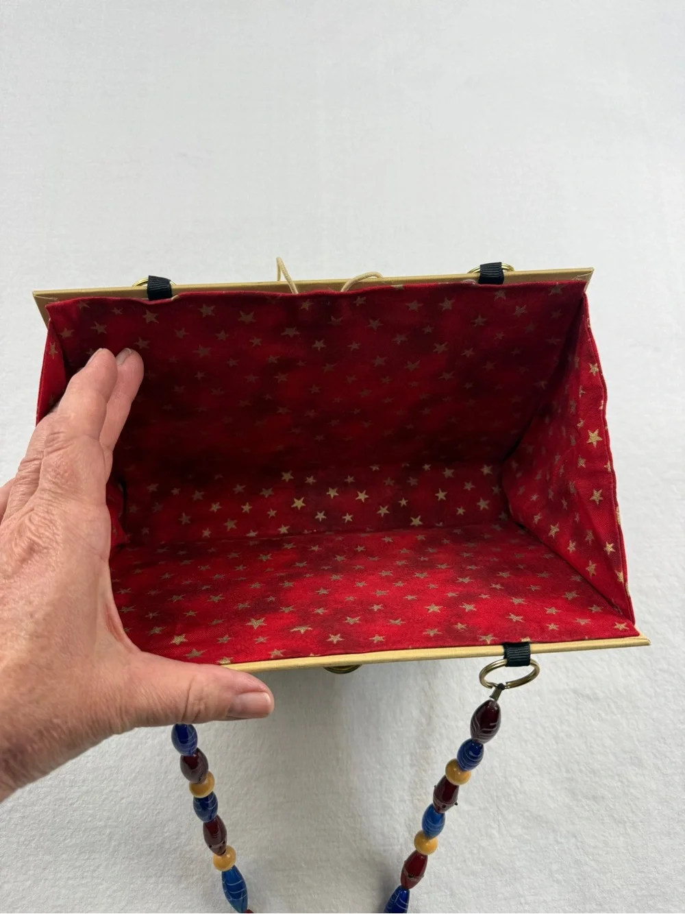 Upcycled Reader’s Digest Book Purse Beaded Handle Literary Novelty Handbag